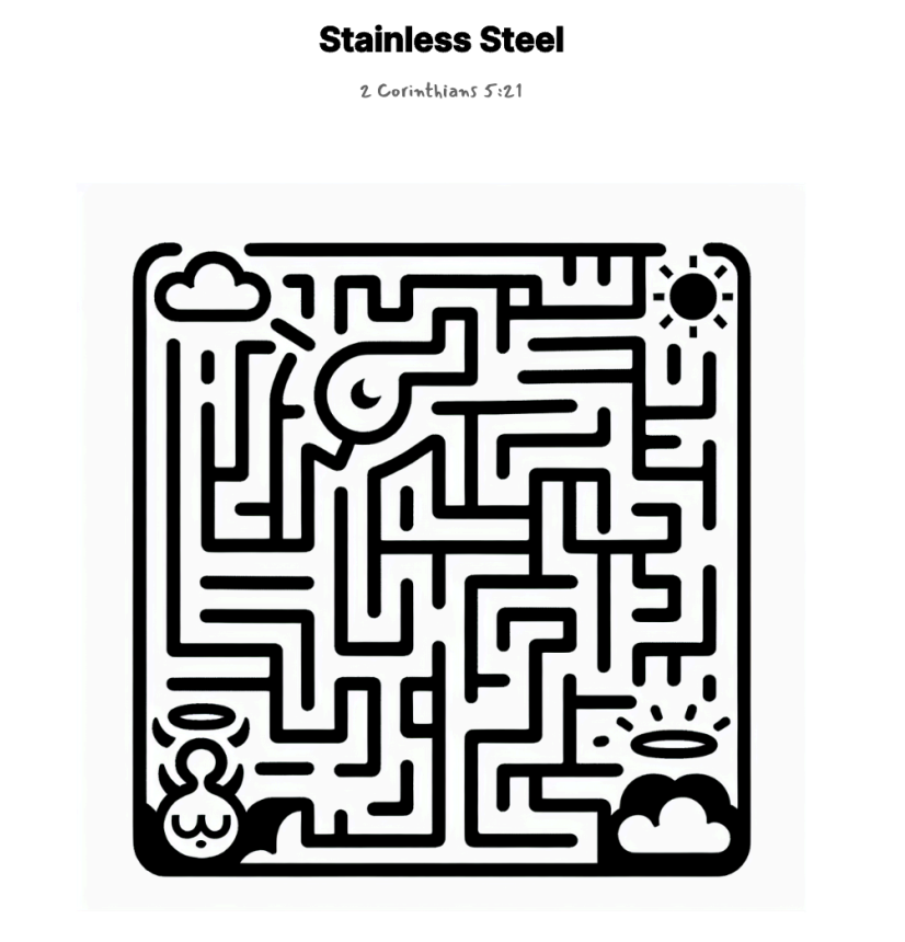 Stainless maze